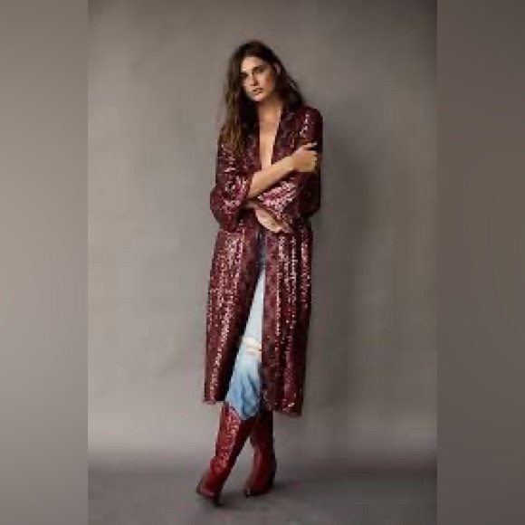 Free People Light Is Coming Kimono Duster - Picture 1 of 11